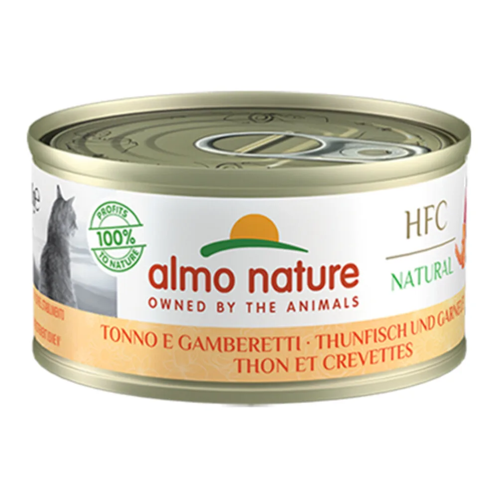 HFC Natural Kattenvoer Nat Tonijn & Garnaal 70 gr von Almo Nature – Produktfoto