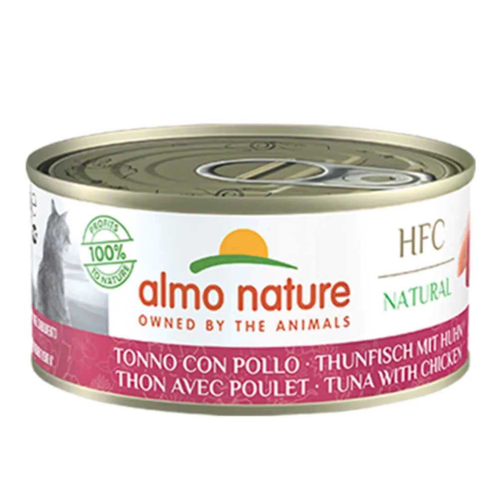 HFC Natural Kattenvoer Nat Tonijn & Kip 150 gr von Almo Nature – Produktfoto
