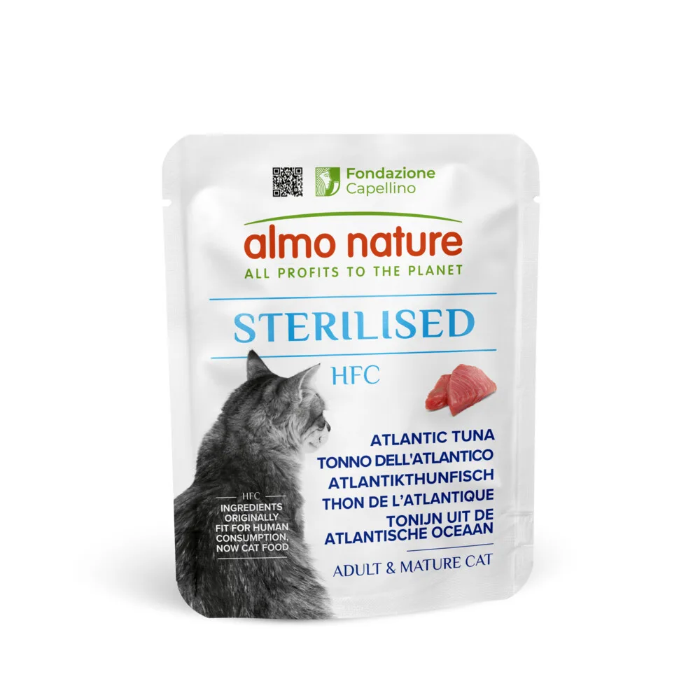 HFC Sterilised Kattenvoer Tonijn uit de Atlantische Oceaan 50 gr von Almo Nature – Produktfoto