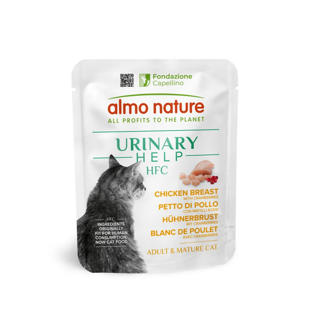 HFC Urinary Help Kattenvoer Kippenborst met Cranberries 50 gr von Almo Nature – Produktfoto