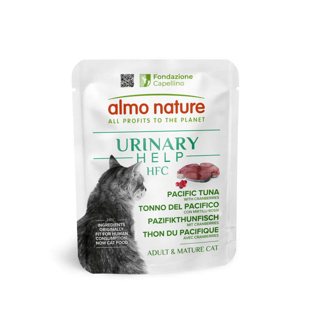 HFC Urinary Help Kattenvoer Tonijn uit de Stille Oceaan met Cranberries 50 gr von Almo Nature – Produktfoto