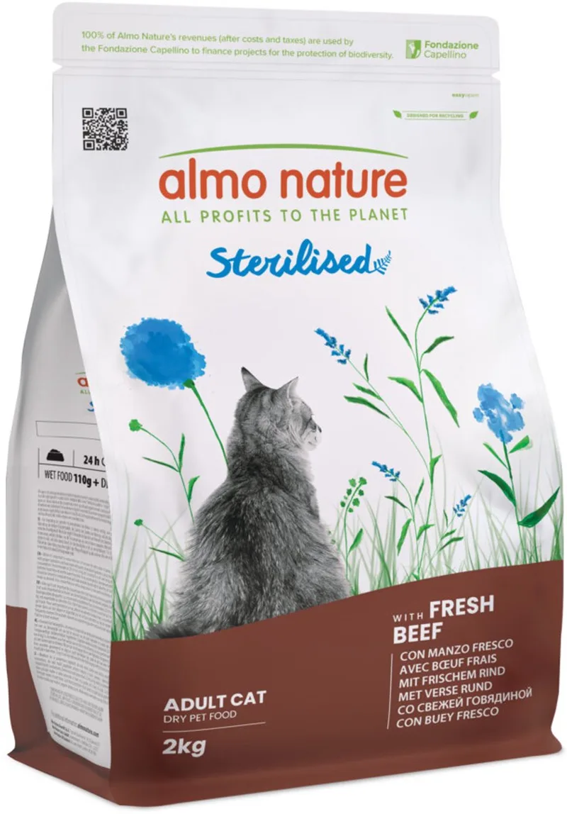 Holistic Droogvoer voor Gesteriliseerde Katten - Rundvlees 2kg de Almo Nature – photo produit