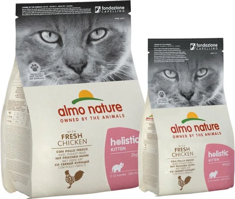 Holistic Droogvoer voor Kittens - Holistic Kitten - Kip - 12kg de Almo Nature – photo produit