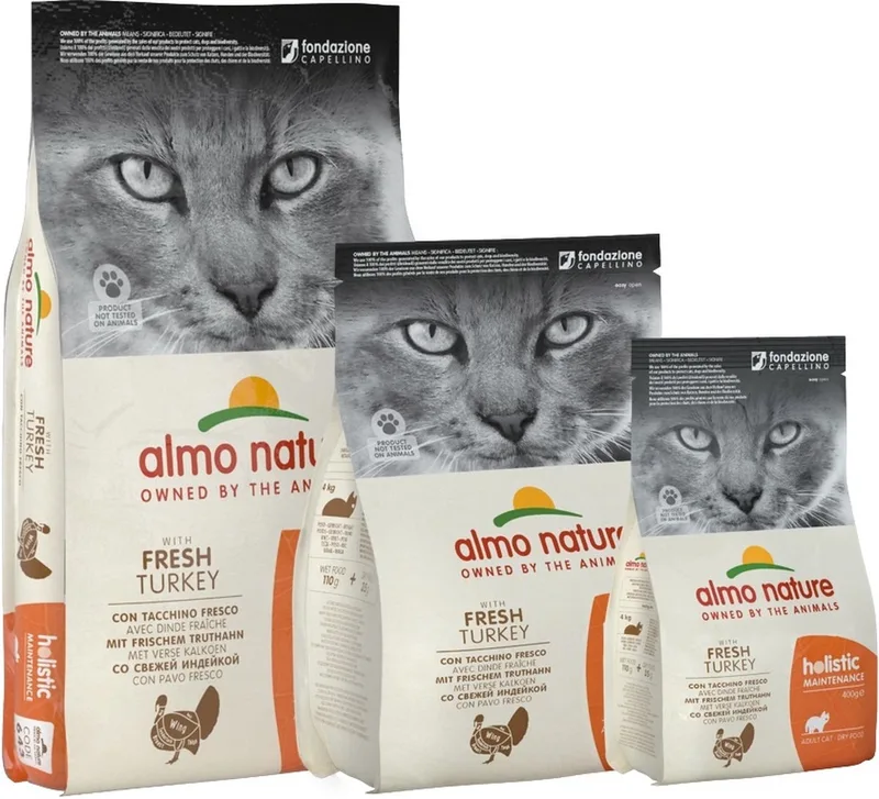 Holistic - Kalkoen - Kattenvoer - 2 kg de Almo Nature – photo produit
