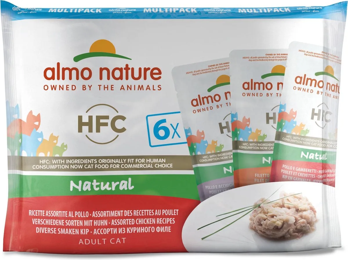 Kattenverpakking Klassieke Mix Kip | 655 de Almo Nature – photo produit