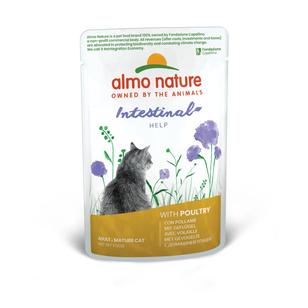 Kattenvoer Nat Sensitive Gevogelte 70 gr de Almo Nature – photo produit