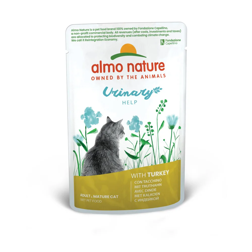 Kattenvoer Nat Urinary Help Kalkoen 70 gr von Almo Nature – Produktfoto