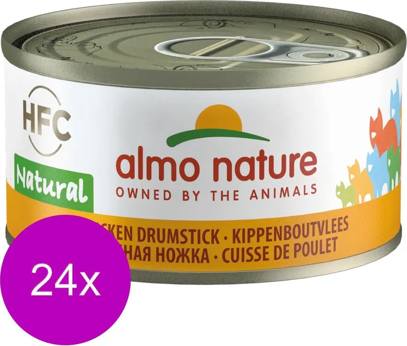 Kippenbout - Kattenvoer - 24 x 70 g by Almo Nature – product photo