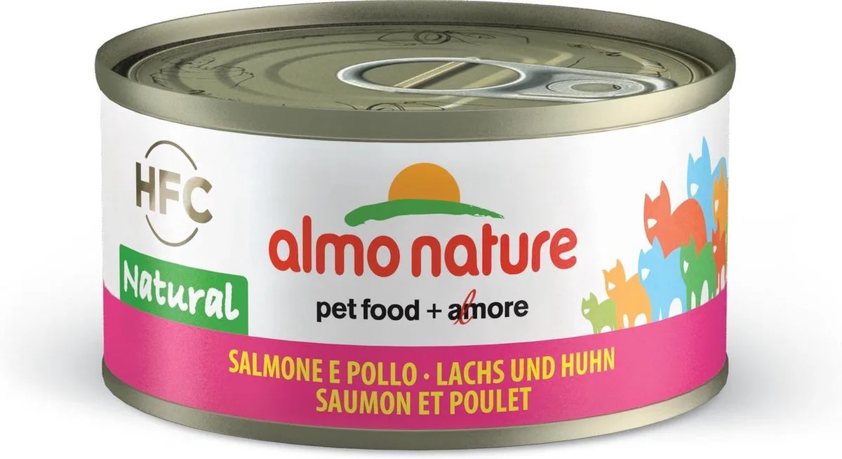 Lachs und Huhn 70g - 70 g von Almo Nature – Produktfoto