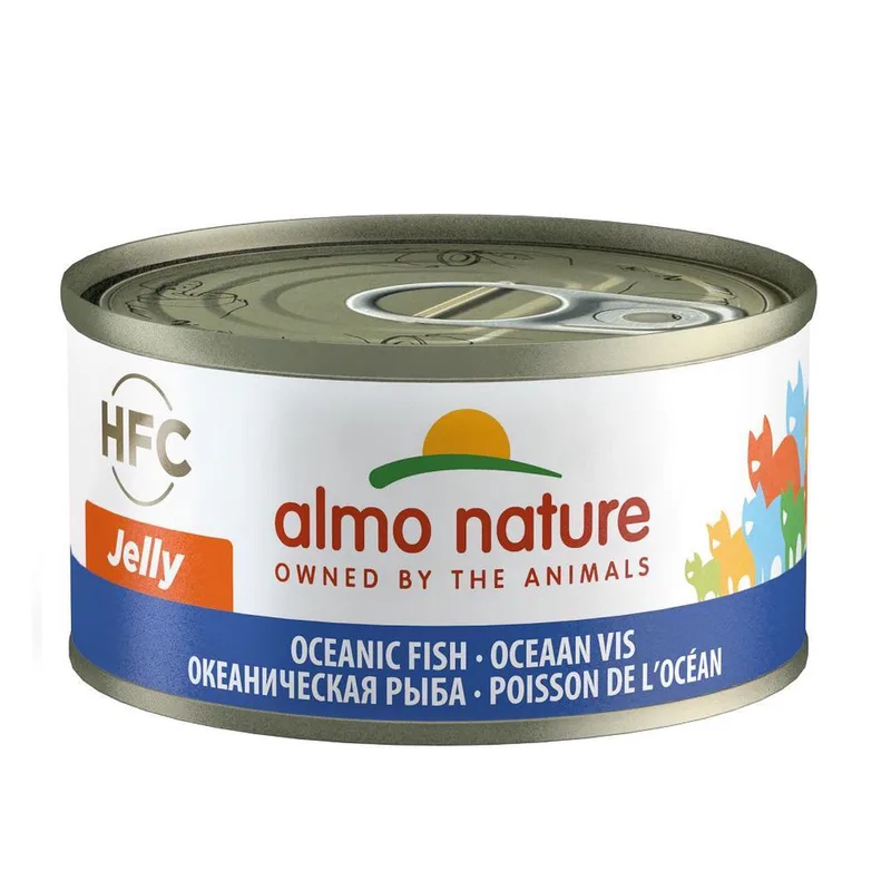 Natvoer Katten - HFC Jelly - Oceaanvis 24 x 70g de Almo Nature – photo produit