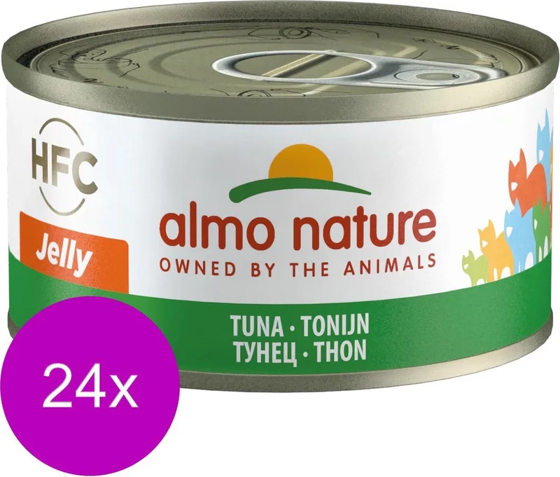 Natvoer Katten - HFC Jelly - Tonijn 24 x 70g fra Almo Nature – produktbillede