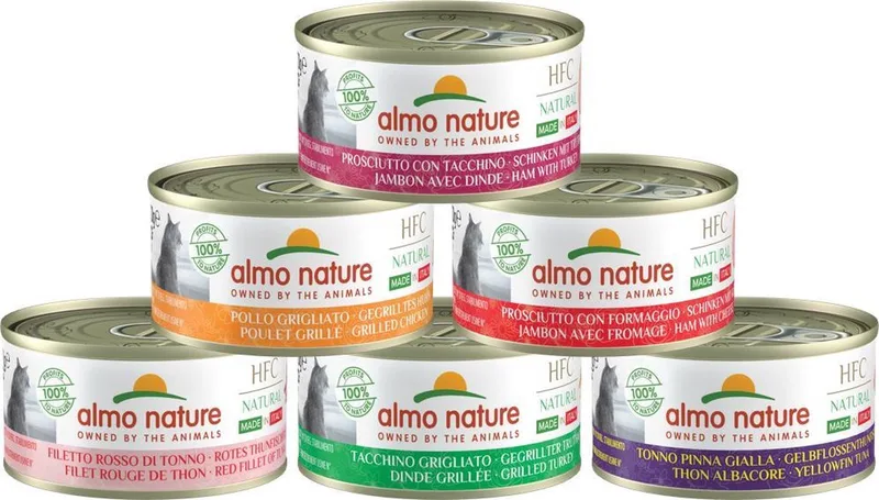 Natvoer voor Katten - HFC Jelly - 24 x 70g - Rode Tonijnfilet by Almo Nature – product photo