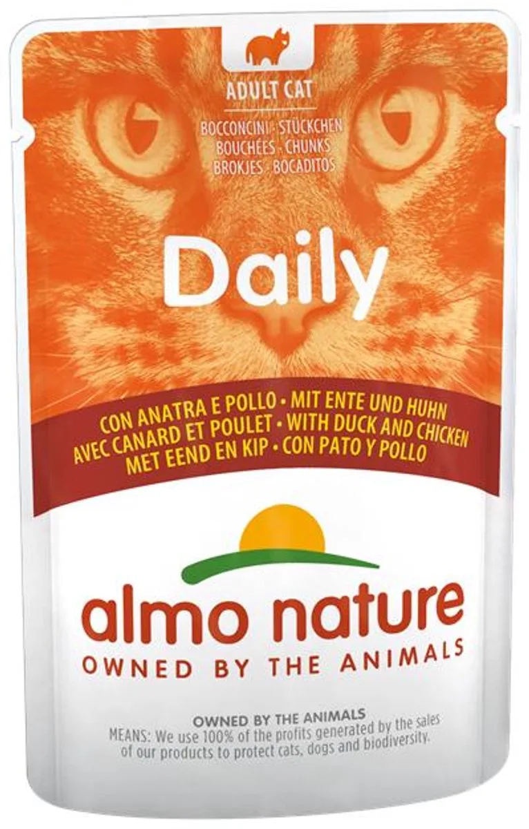 PB Dagmenu 30x70g - Eend & Kip de Almo Nature – photo produit