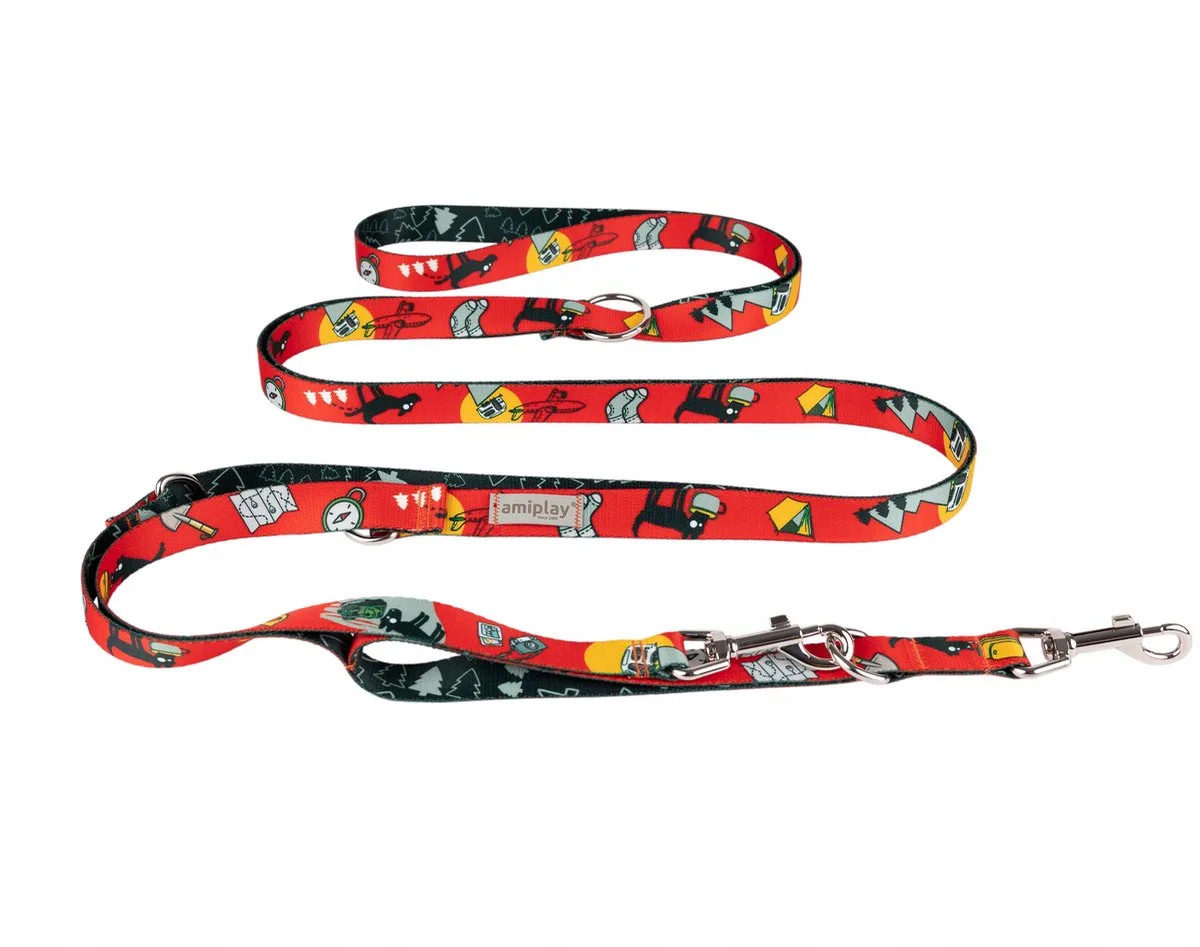Amik XL 8in1 Verstelbare Hondenlijn TravelDog de Amiplay – photo produit