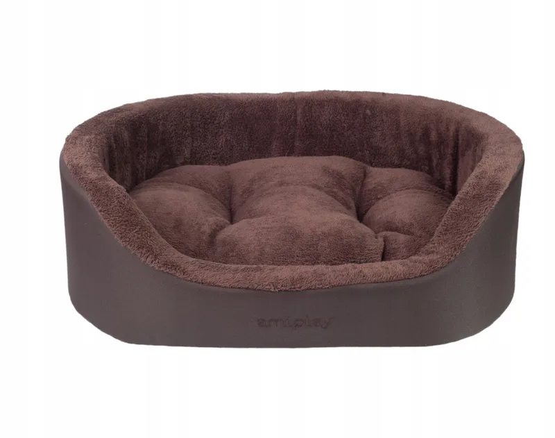 Aspen S Hondenkussen Ovaal Bruin - Comfortabel & Duurzaam de Amiplay – photo produit