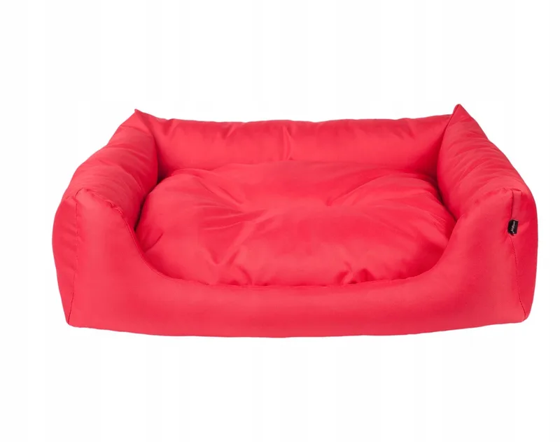 Basic Sofa Hondenkussen M - Comfortabel en Duurzaam fra Amiplay i Rød – produktbillede