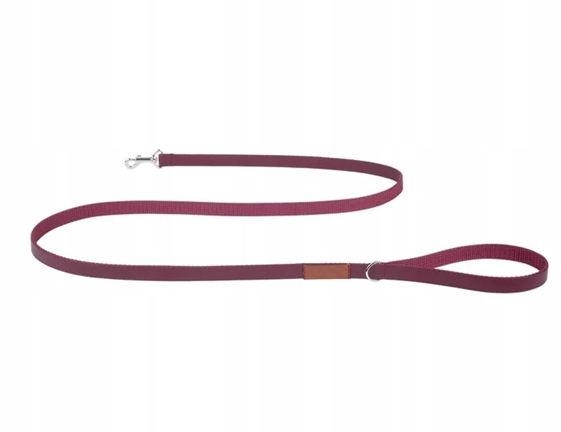 Cambridge XL Leren Hondenhalsband Bordeaux 140x2,5 cm by Amiplay – product photo