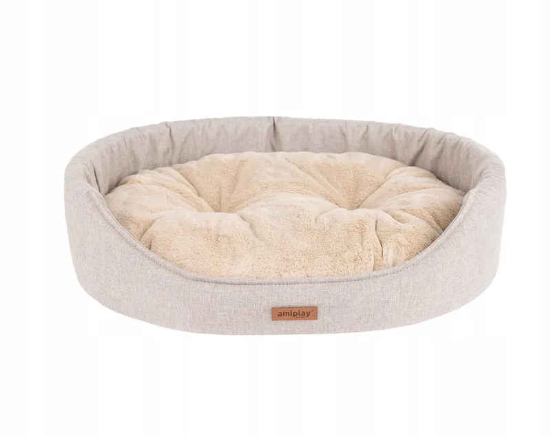 Como Hondenmand Ovaal S Beige - Comfortabel & Stijlvol by Amiplay – product photo