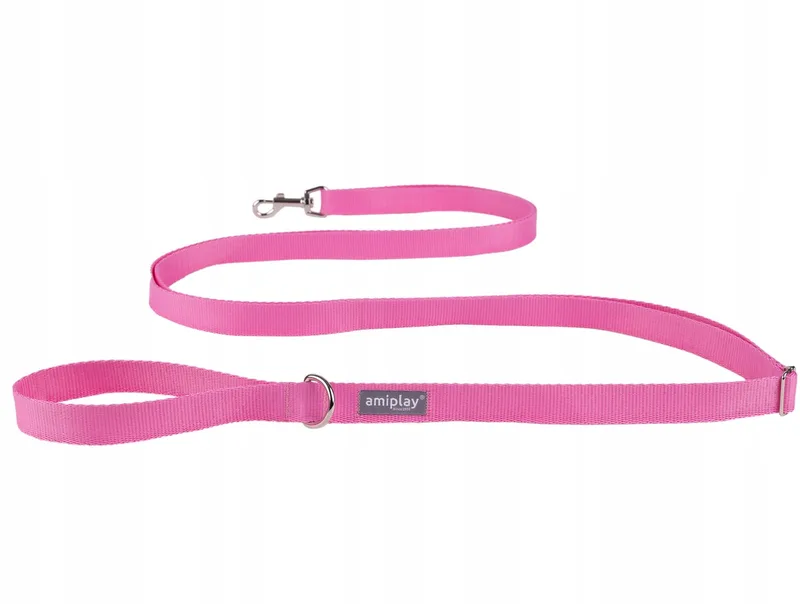 Easy Fix Verstelbare Hondenriem M - 160-300cm Roze by Amiplay – product photo