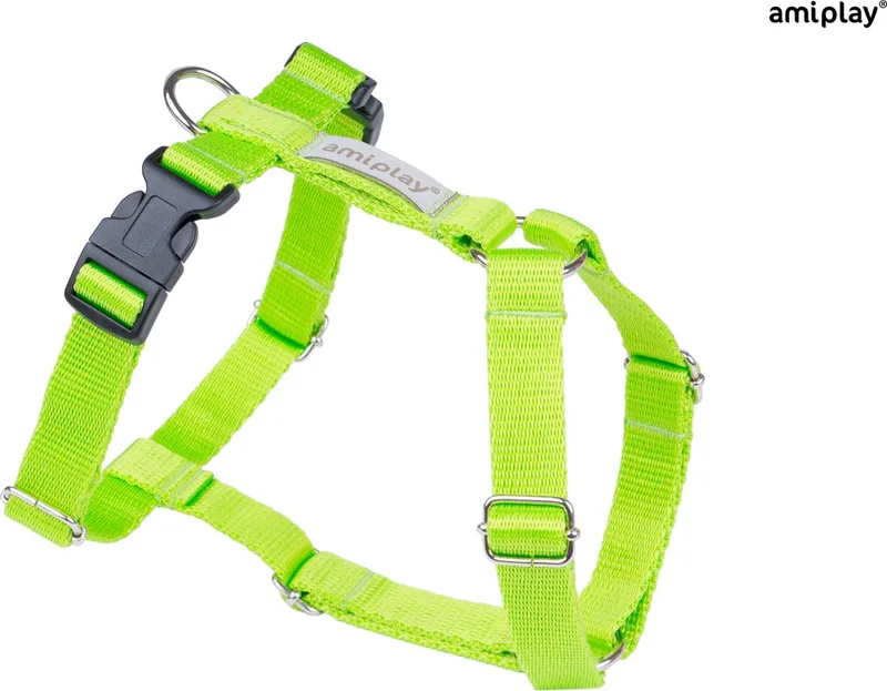 Harnas verstelbaar guard Samba maat-XL / 45-85x65-95x2,5cm von Amiplay in Grün – Produktfoto