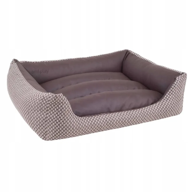Hondenkussen Bank Morgan L - Bruin, 78x64cm von Amiplay – Produktfoto