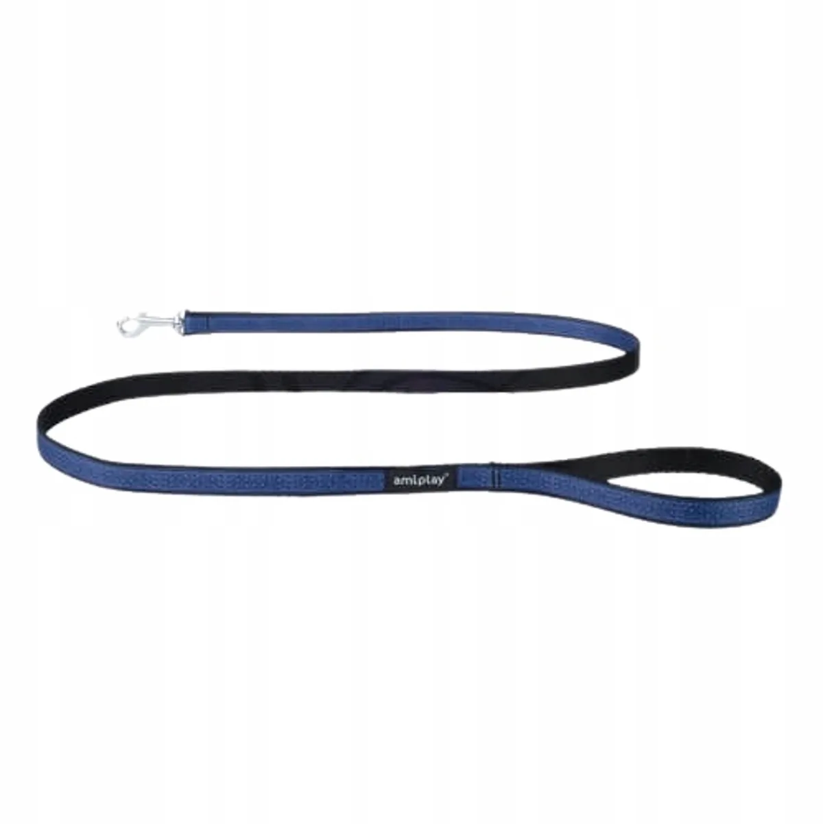 Hondenlijn Nylon Dubbele Band 150cm x 2cm - Paarse Patronen by Amiplay – product photo