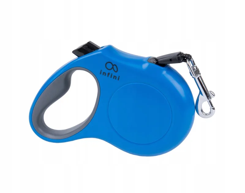 Infini Freedom L Automatische Hondenriem Blauw tot 25kg de Amiplay – photo produit