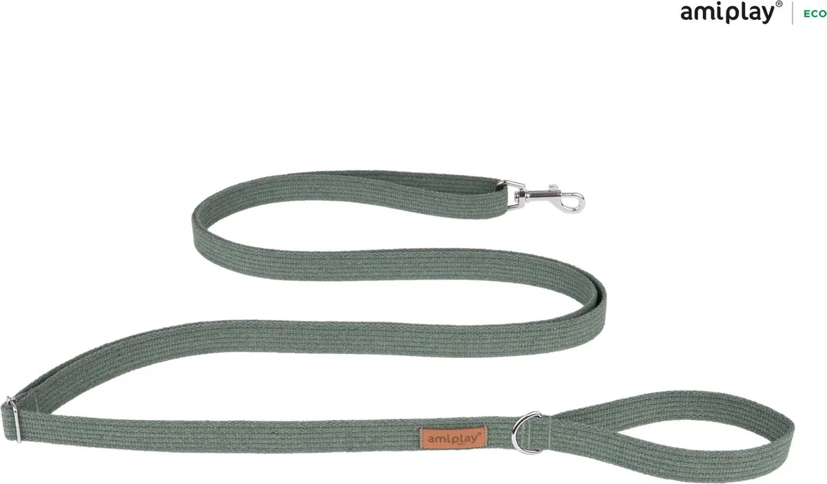 Leiband verstelbaar Easy Fix Cotton khaki maat-M / 160-300x2cm de Amiplay en Khaki – maat M – photo produit