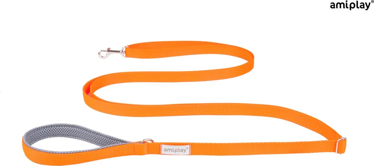 Leiband verstelbaar easy fix Samba maat-M / 160-300x2cm de Amiplay en Orange – photo produit