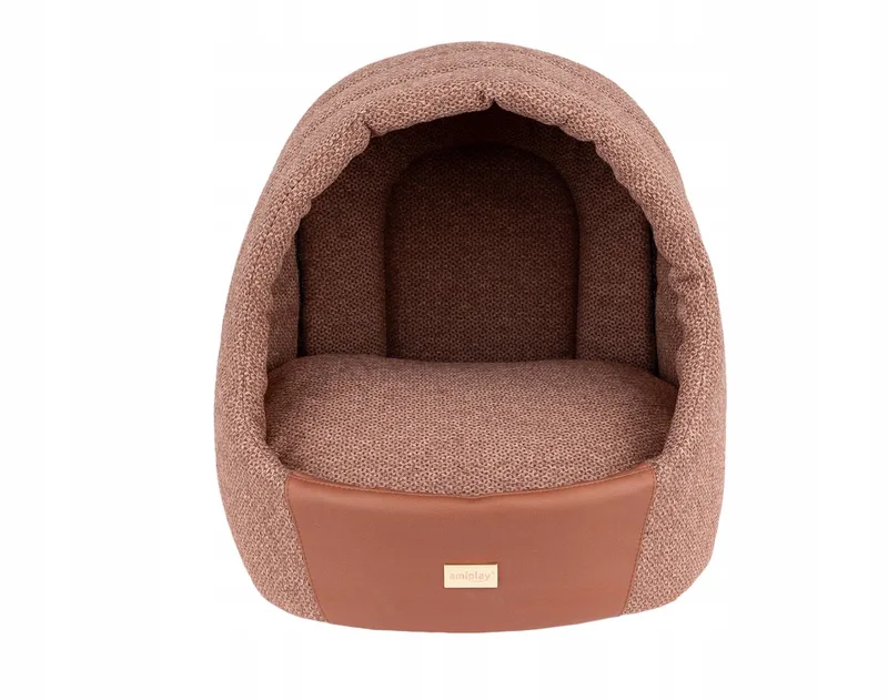 Milano Ovale Hondenhok M - Comfort & Stijl by Amiplay in Copper – product photo
