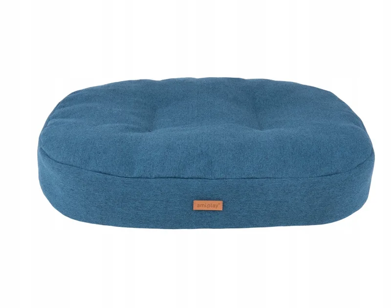 Montana L Ovale Hondenkussen - Comfortabel & Stijlvol Blauw von Amiplay – Produktfoto