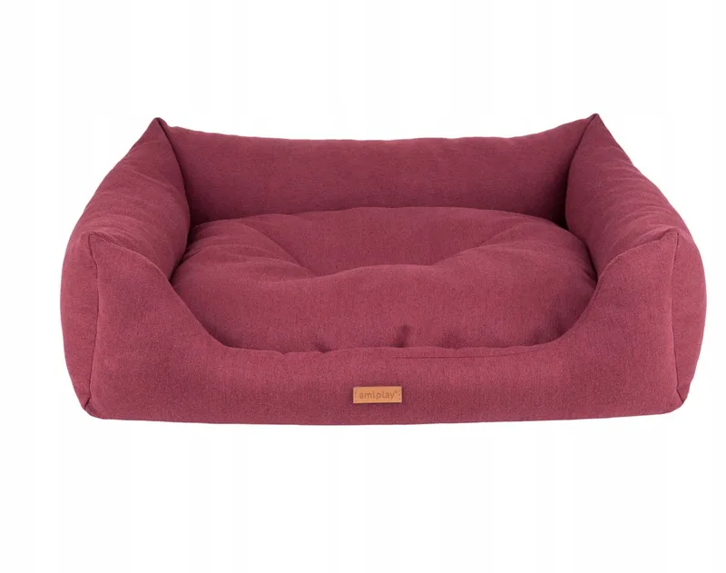 Montana Sofa L Hondenmand - Comfortabel & Stijlvol (Bordeaux) by Amiplay – product photo