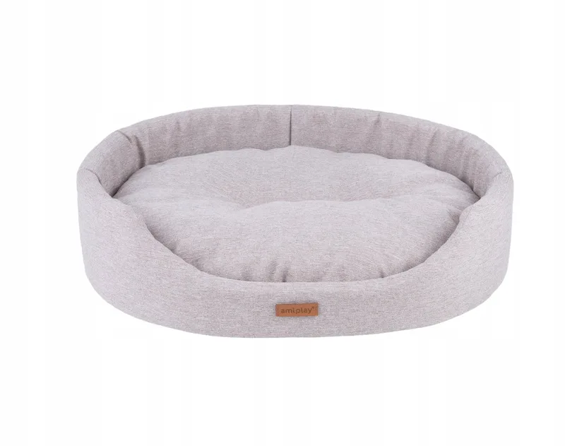 Montana XXL Ovaal Hondenbed - Beige von Amiplay – Produktfoto