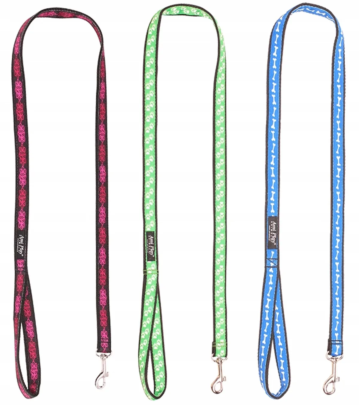 NX Hondenlijn Nylon Oranje Hond 120cm x 2cm by Amiplay – product photo