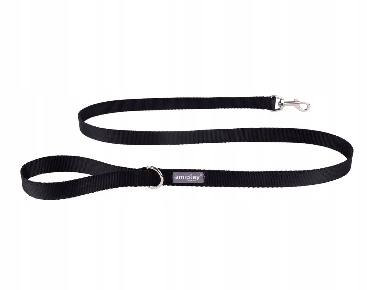 Populaire Hondenlijn Zwart XL - 150 cm by Amiplay – product photo