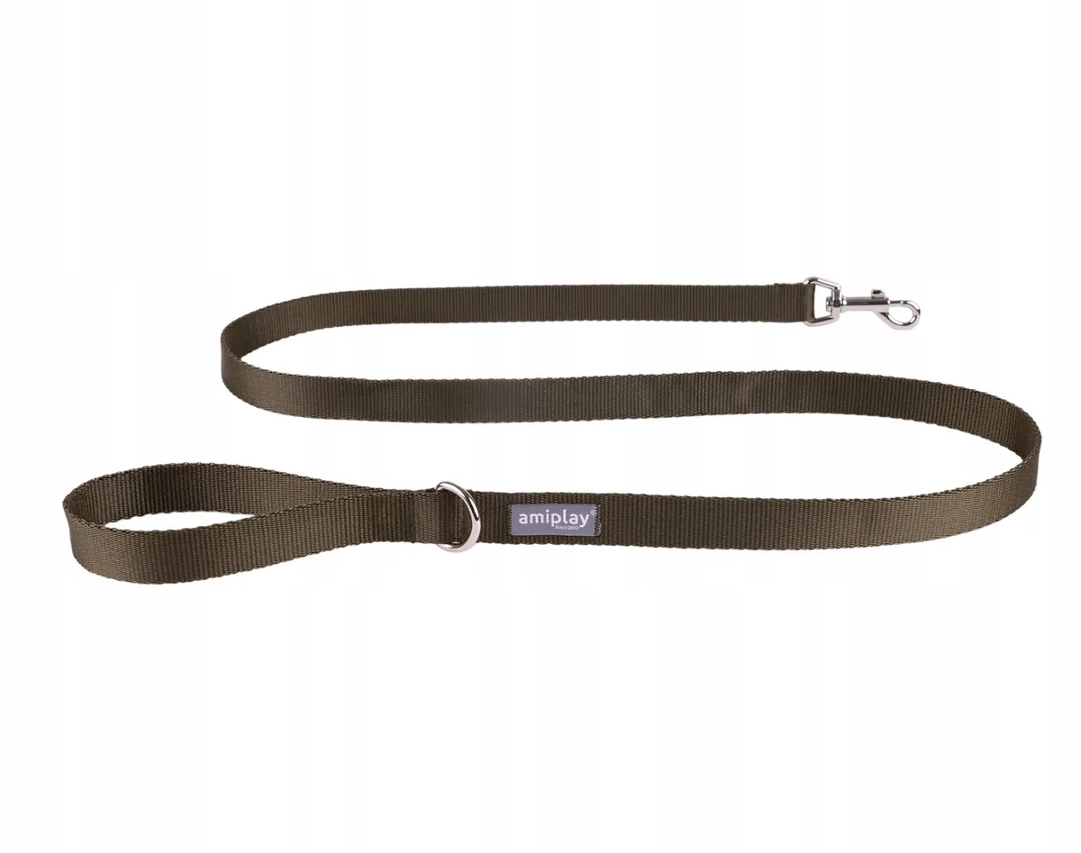 Popular XL Hondenlijn 150cm Olijfgroen by Amiplay – product photo