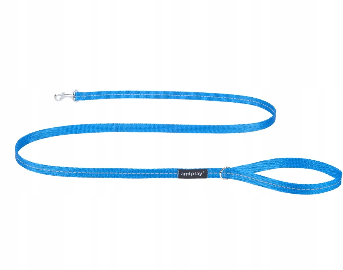 Reflective Hondenlijn Blauw, Maat S, 150 cm by Amiplay – product photo