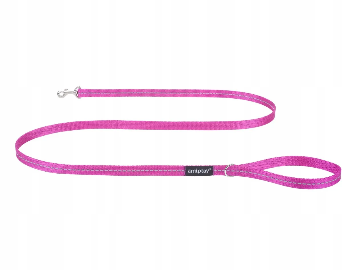 Reflective Hondenlijn Roze - Maat S, 150 cm by Amiplay – product photo