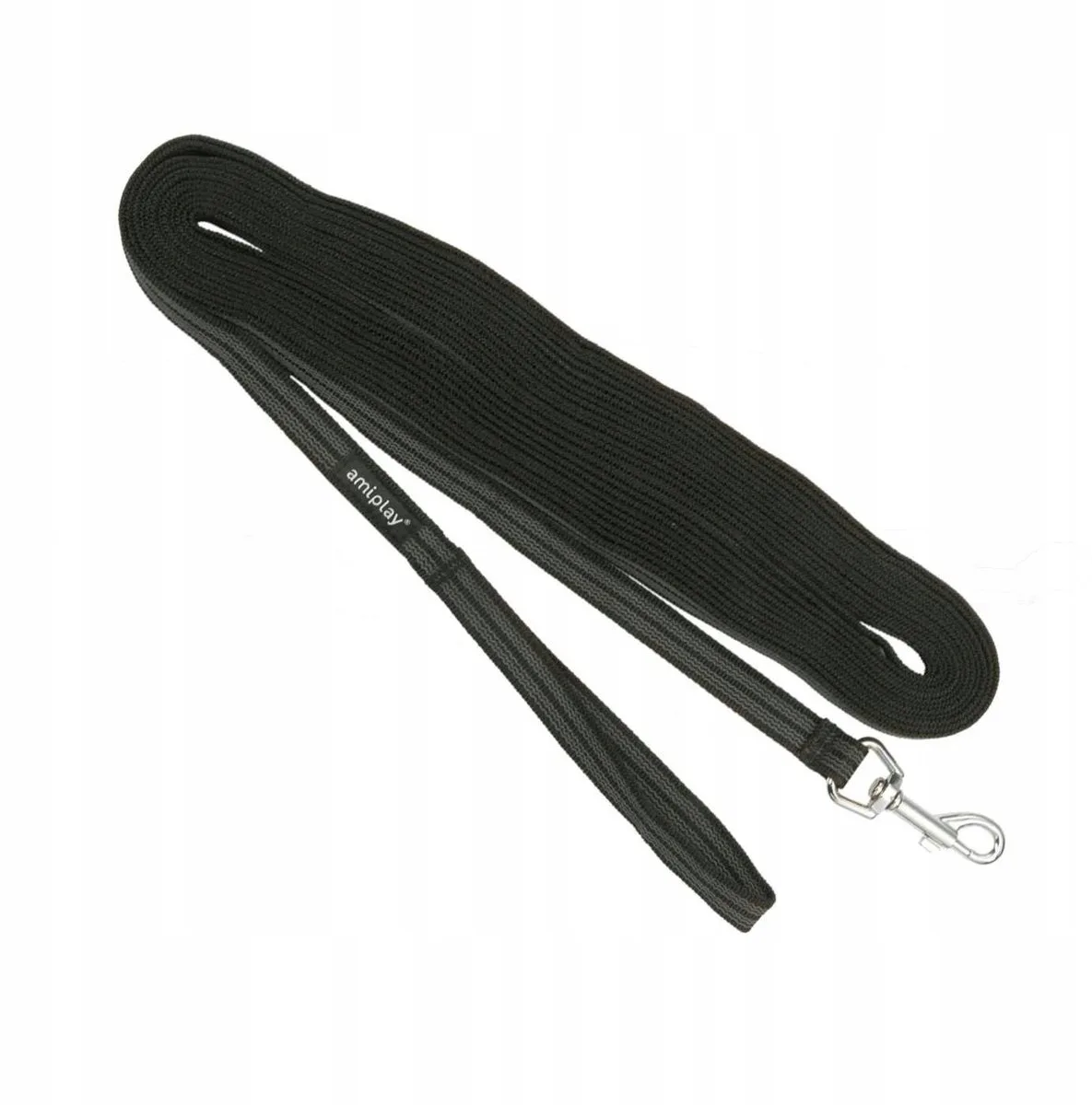 Rubber Trainingslijn 10m S/M - Antislipgrip van Amiplay in Zwart – productfoto