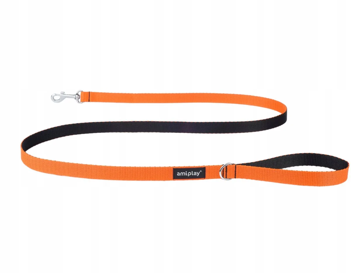 Twist Hondenlijn 150cm L Oranje - Stevig & Stijlvol från Amiplay – produktbild