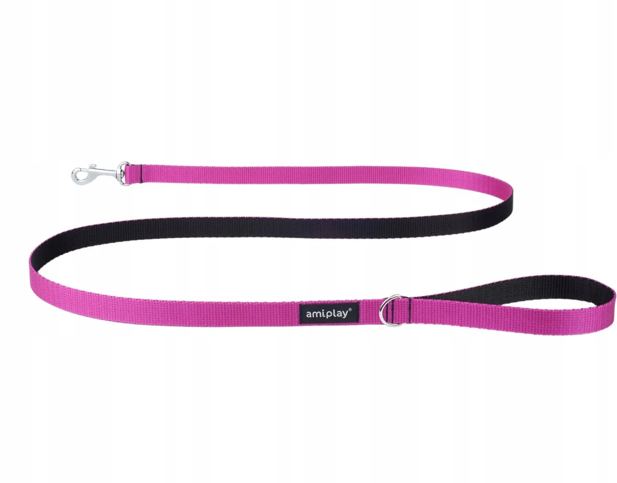 Twist Hondenlijn 150cm S Roze - Klassiek & Duurzaam från Amiplay – produktbild