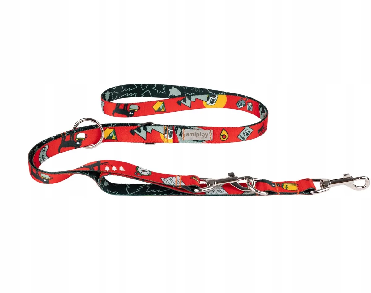 Verstelbare Hondenlijn 7-in-1 Amik XL TravelDog de Amiplay – photo produit