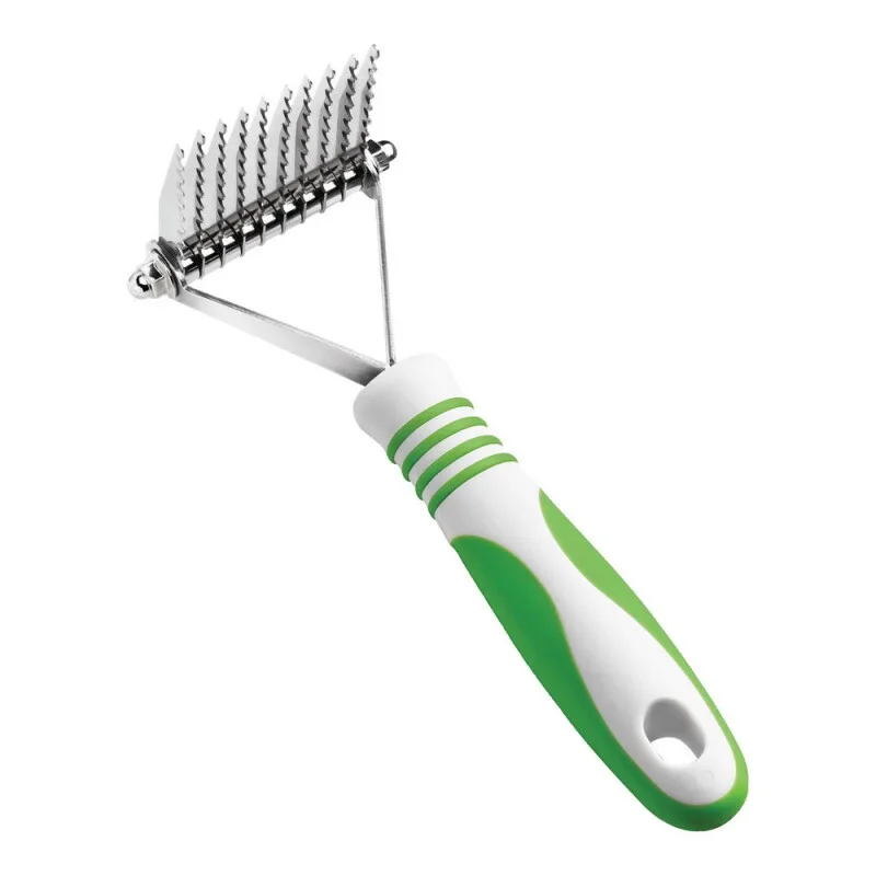 Knotenlösende Haarbürste Knotenlschneider Harke Stahl van Andis in Regular – productfoto