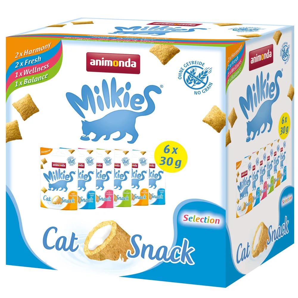 18x30g Milkies Kattensnoepjes (4 soorten) animonda Kattensnacks van Animonda – productfoto