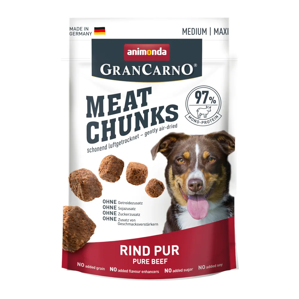 80g Meat Chunks Puur Rund Animonda Hondensnacks by Animonda – product photo