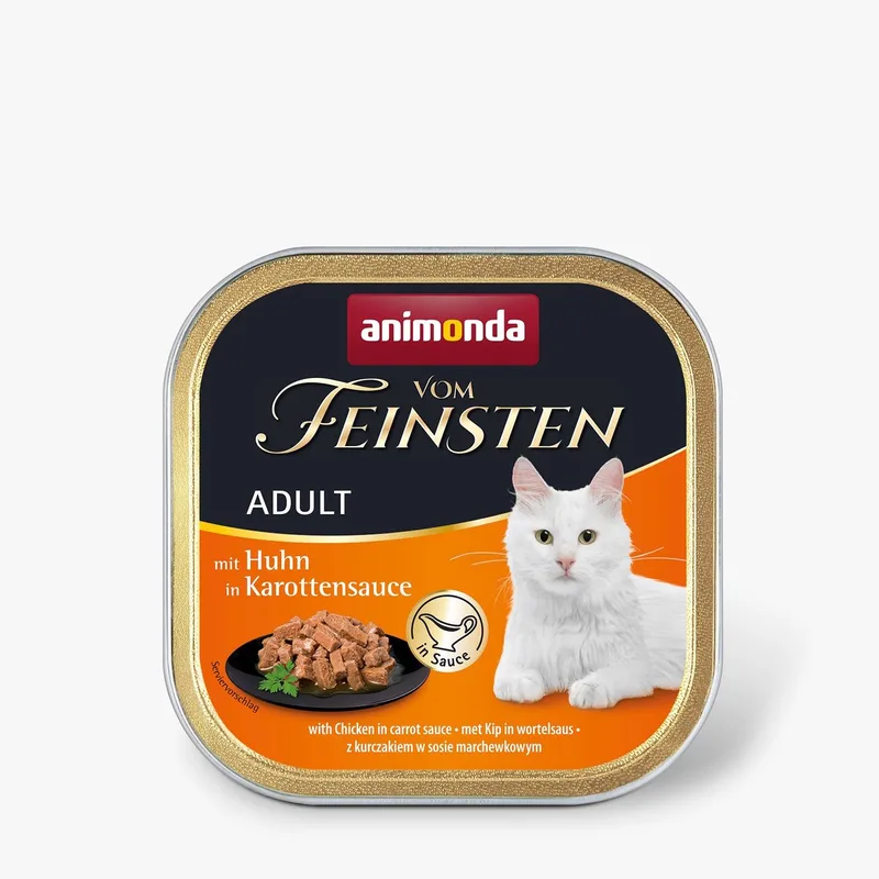 Nourriture Humide Pour Chat Vom Feinsten Au Poulet Et Aux Carottes de Animonda – photo produit