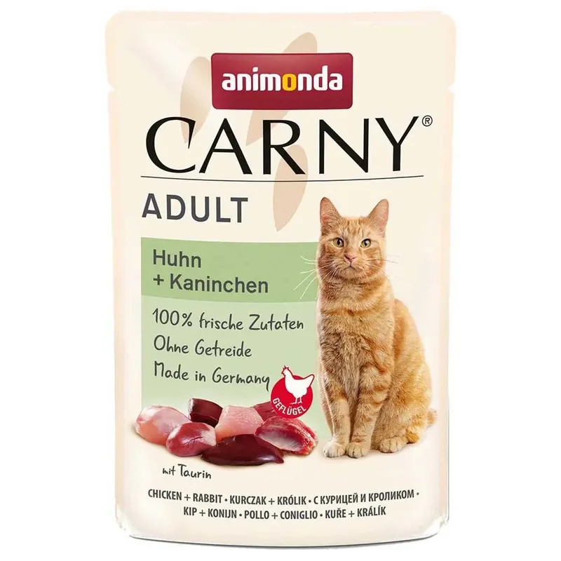 Nourriture Humide Carny Adult Poulet Et Lapin Pour Chat 85g de Animonda – photo produit