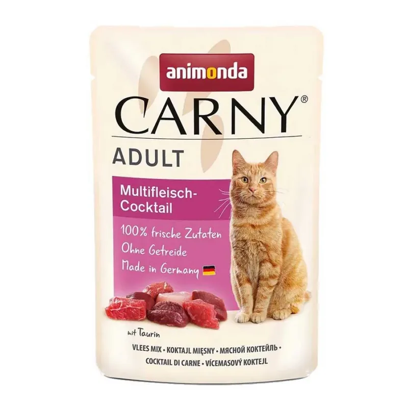 Nourriture Humide Pour Chats Carny Adult Meat Cocktail 85g de Animonda – photo produit