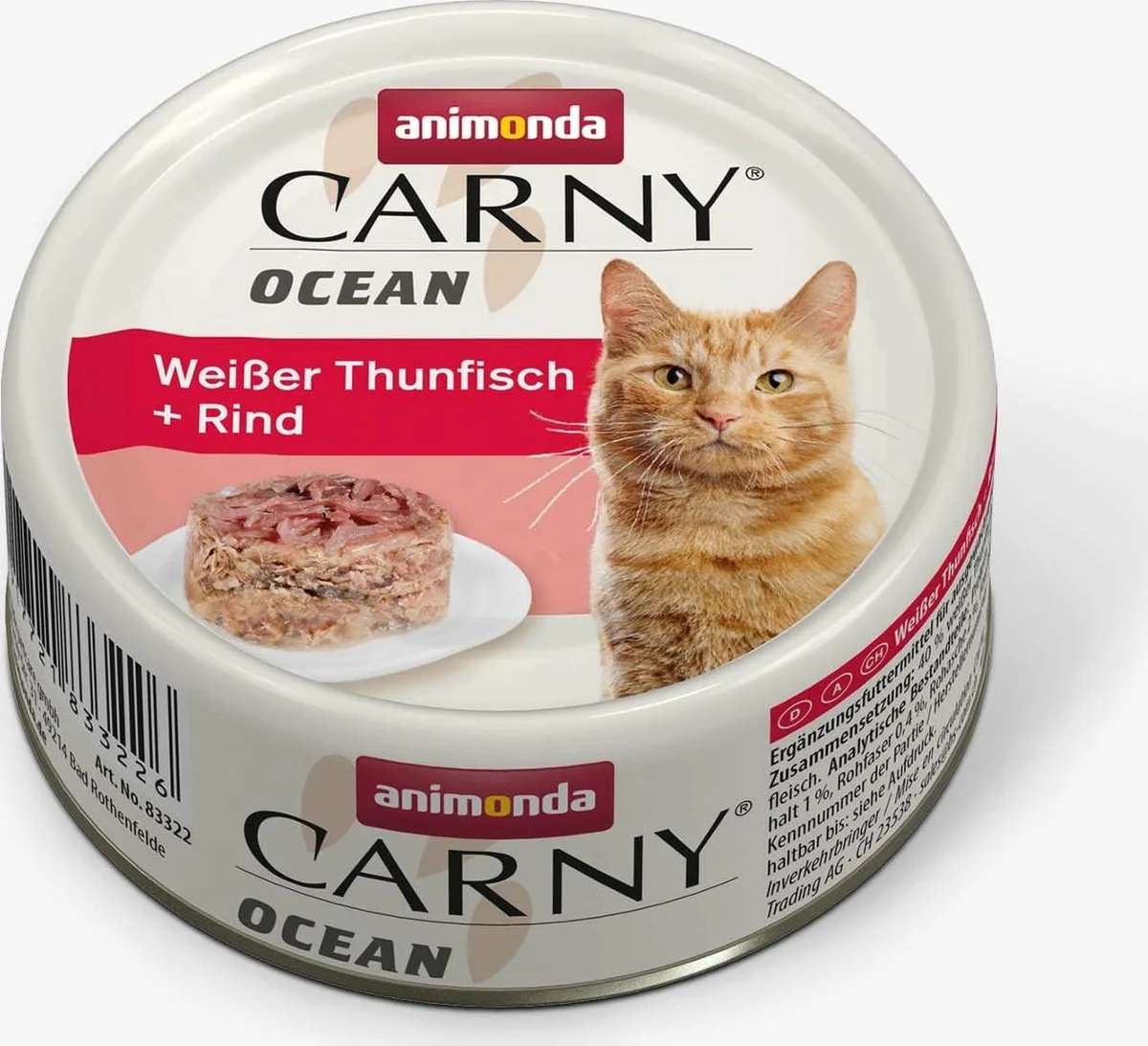 Carny Adult Ocean blik 80g, tonijn en rund van Animonda – productfoto