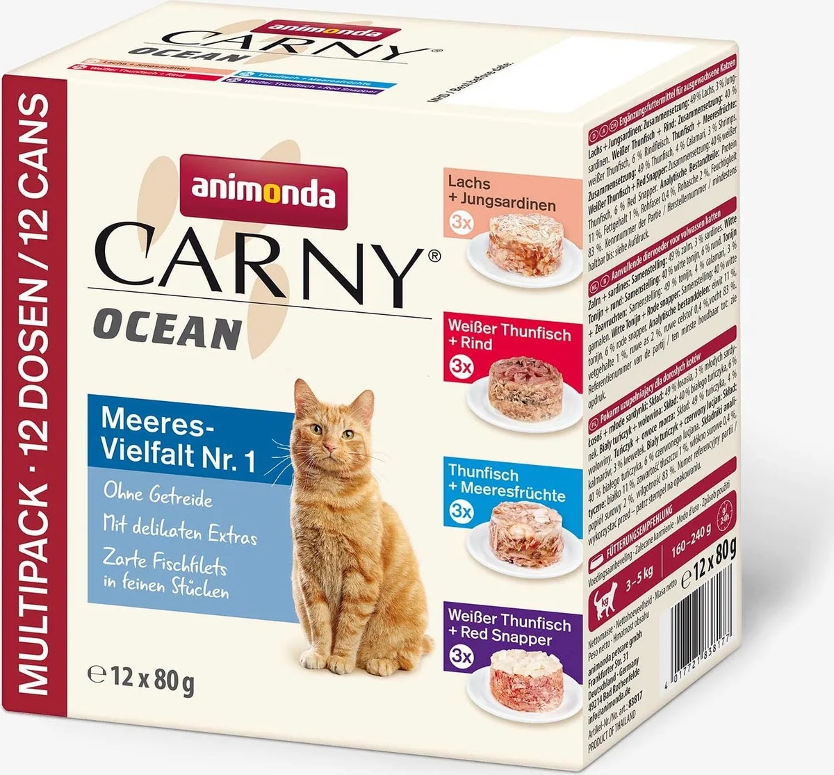 Carny Adult Ocean Meeresvielfalt 12x80g - 960 g by Animonda – product photo